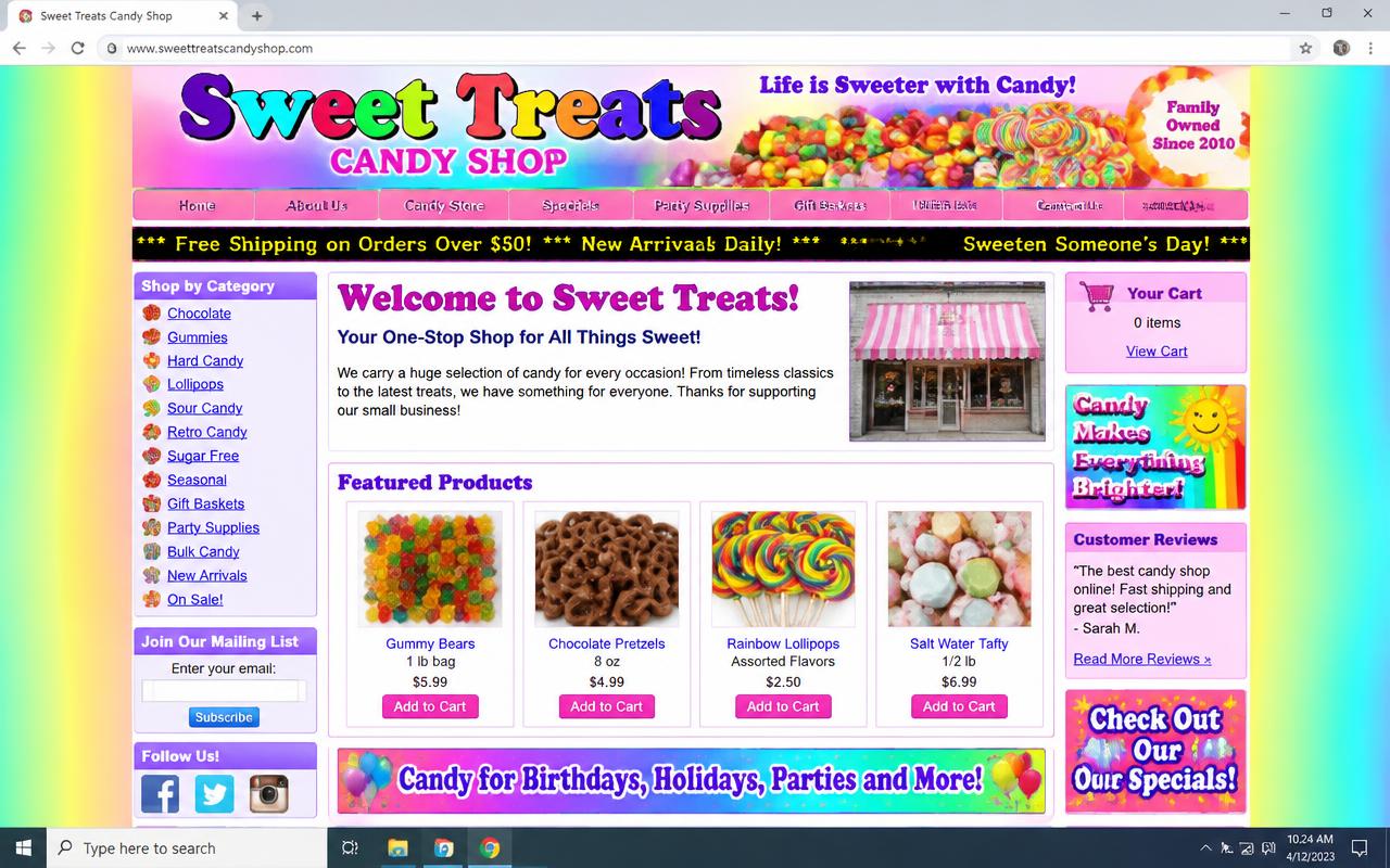 Before — cluttered, dated layout, no clear action